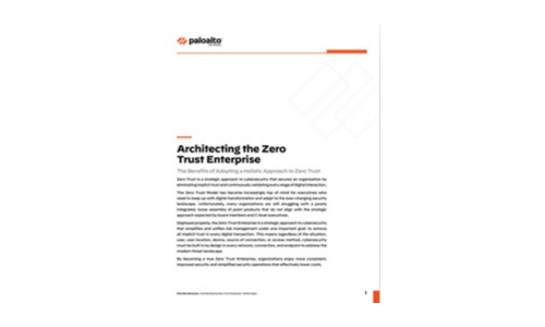 Arkitektering af Zero Trust Enterprise