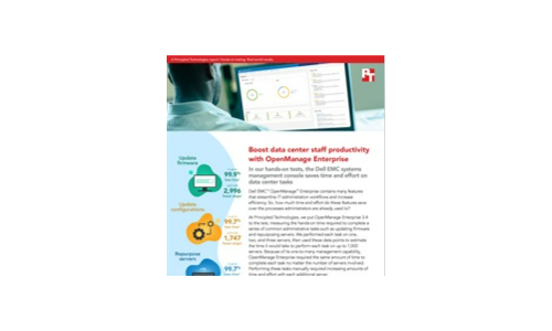 Boost Data Center Staff Produktivitet med OpenManage Enterprise