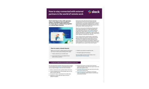 Sådan forbliver du forbundet med eksterne partnere i verden af ​​fjernarbejde