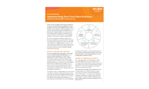 Implementering af Zero Trust bedste praksis