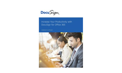 Forøg din produktivitet med DocuSign for Office 365