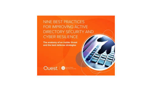 Ni bedste praksis til forbedring af Active Directory Security og Cyber ​​Resilience