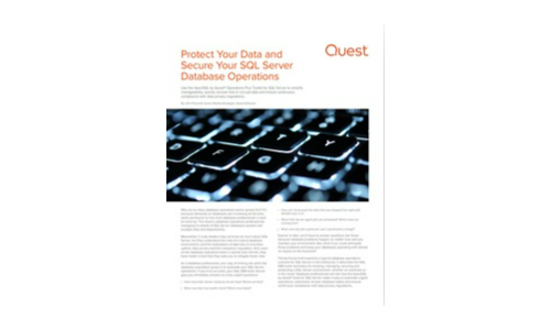 Beskyt dine data og sikr dine SQL Server -databaseoperationer