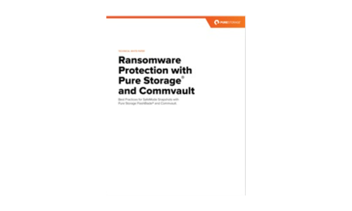 Ransomware -beskyttelse med Pure Storage® og Commvault