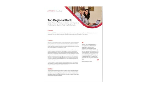 Top regional bank, casestudie